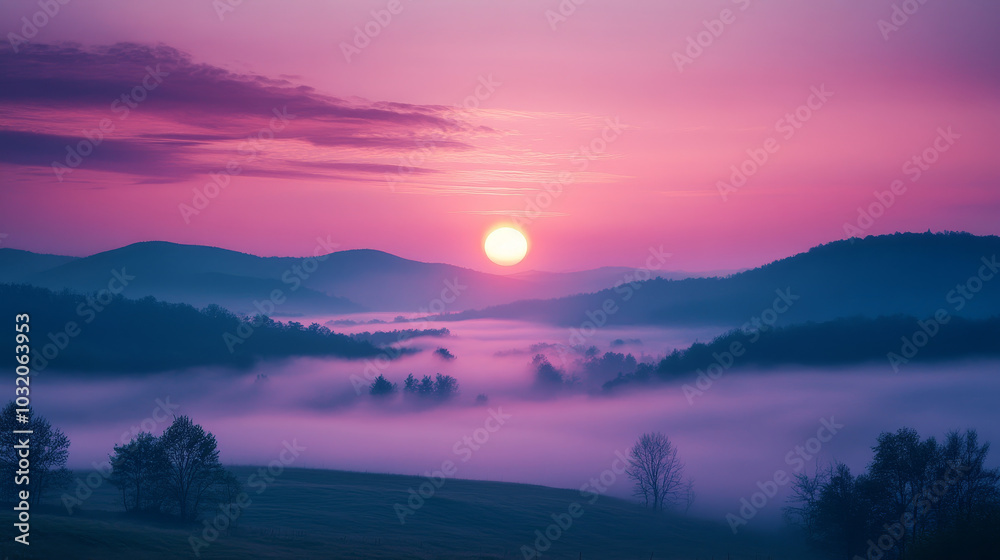 The sun rises slowly above the horizon, casting a warm glow on the calm waters and creating shimmering reflections The sun rises slowly above the horizon, casting a warm glow on the calm waters and creating shimmering reflections