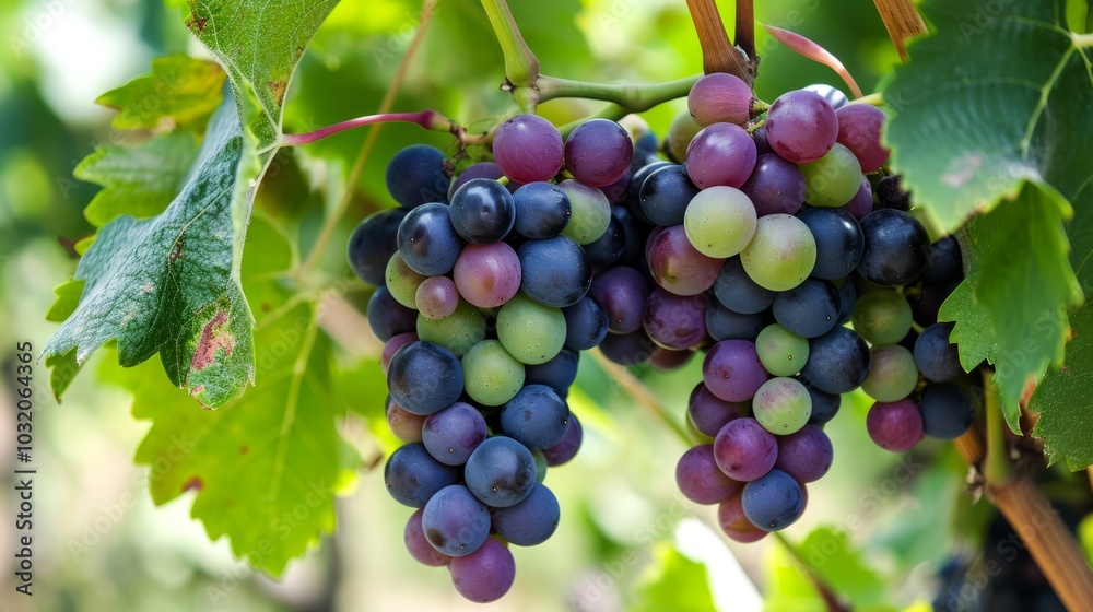Grape Harvest in the Vibrant Australian Vineyard: Exploring the Bountiful Diversity of Black, Red, a Grape Harvest in the Vibrant Australian Vineyard: Exploring the Bountiful Diversity of Black, Red, a