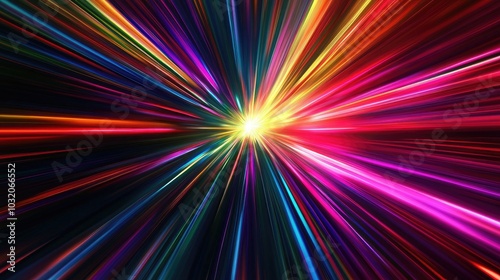 Abstract colorful lines radiating out. Perfect for backgrounds, posters, and website designs.
