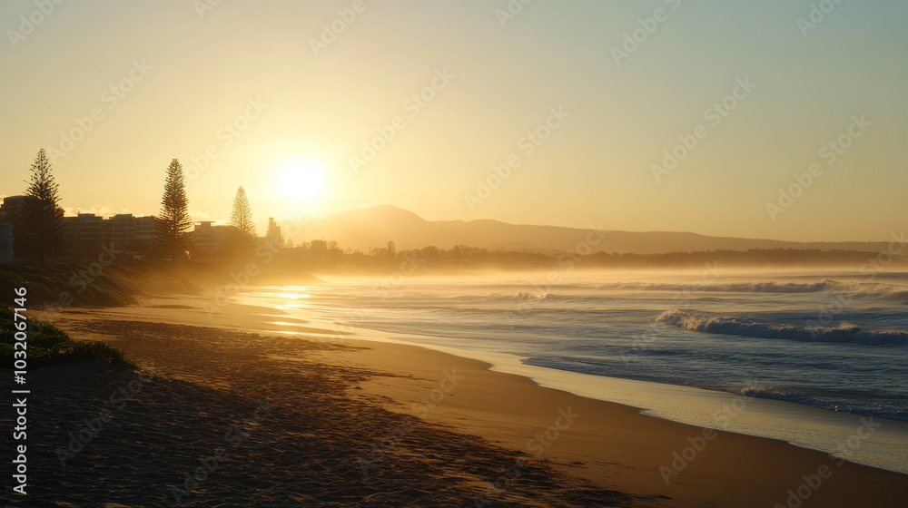 Fototapeta premium beach sunrise