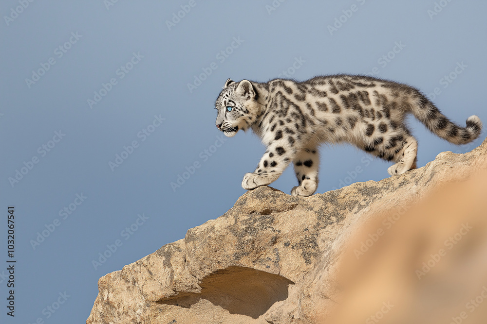 Obraz premium Eyes of the Hunter: An Intense Close-Up of a Leopard Capturing the Essence of the Wild with Its Piercing Gaze and Beautiful Spots, Reflecting the Spirit of Nature’s Most Elusive Predator