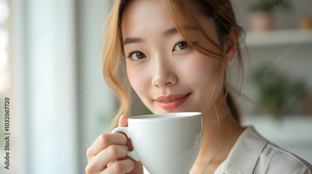 The good time for relaxing with a coffee The good time for relaxing with a coffee