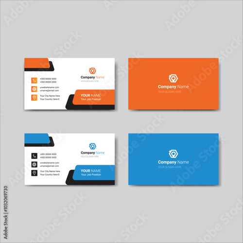 Business Card Design Mockup