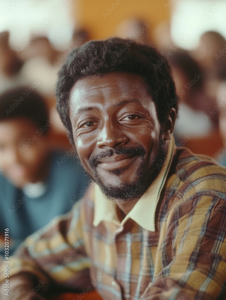 Educator's Smile - African American Male Teacher Educator's Smile - African American Male Teacher