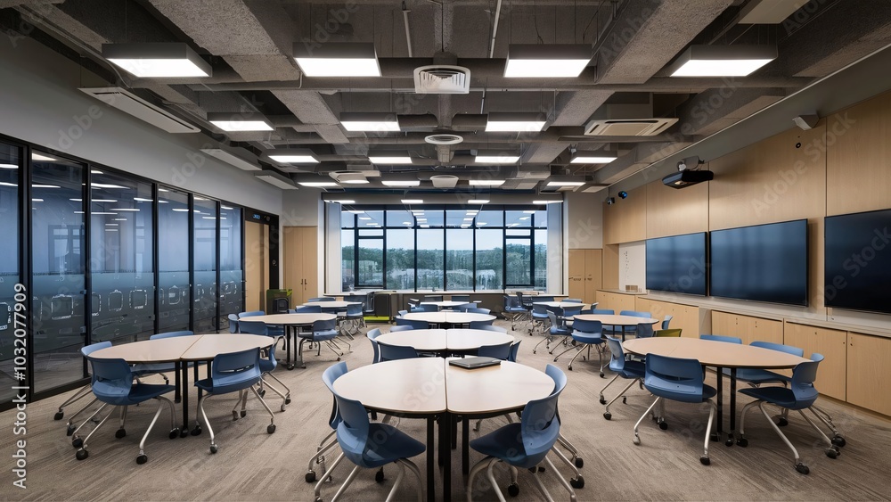 Modern School Classroom Modern School Classroom