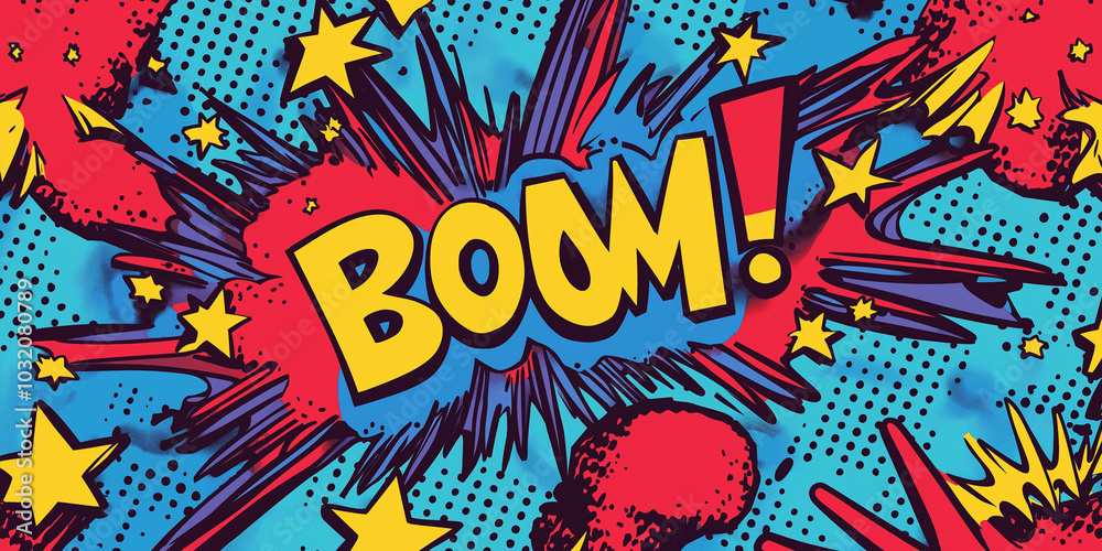 Comic Book Bang Pop Art Comic Book Bang Pop Art