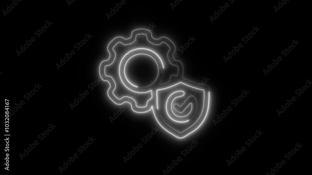 Glowing Integrity Icon in HD Video Neon Animation – Ethical Values and Trust Symbol on Black Background Glowing Integrity Icon in HD Video Neon Animation – Ethical Values and Trust Symbol on Black Background
