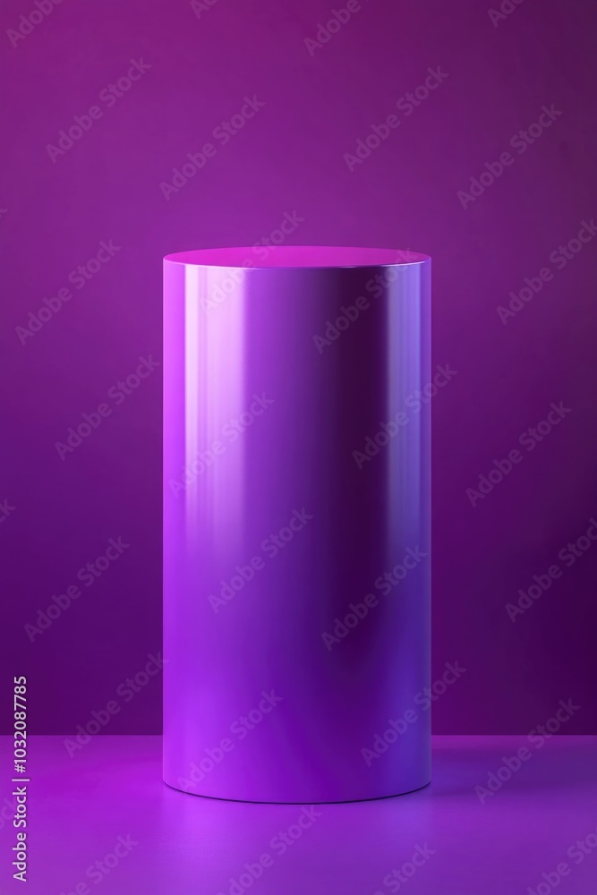 A round purple object sits on a purple surface A round purple object sits on a purple surface