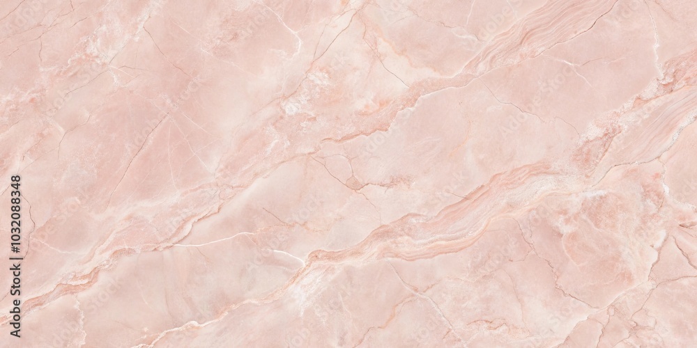Fototapeta premium A Soft Blush Marble Texture with Delicate Veining Patterns