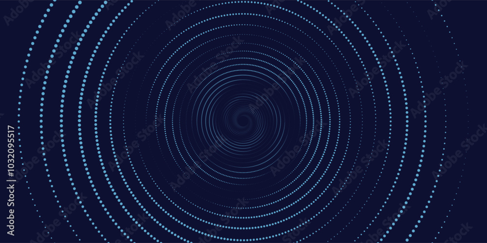 Flowing dot particles wave curve pattern blue and green gradient light isolated on black background in concept of AI technology, science, music Flowing dot particles wave curve pattern blue and green gradient light isolated on black background in concept of AI technology, science, music