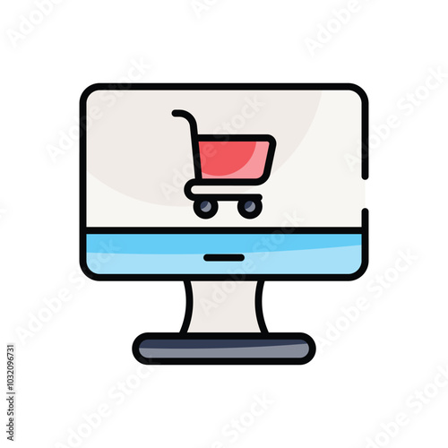 Shopping Party vector icon