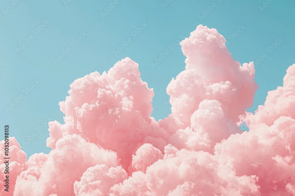A Sky Filled with Soft, Pink Clouds
