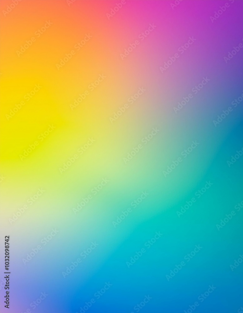 Obraz premium Blurred color gradient Multiple color grainy gradient background 