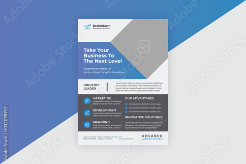 Flyer brochure cover design layout background, Corporate Business poster Design