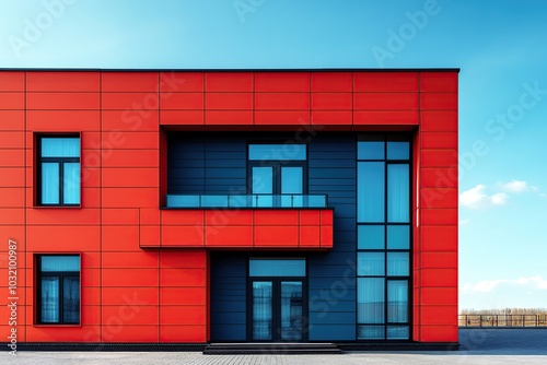 Modern warehouse building