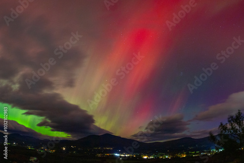 Northern Lights over New Hampshire photo