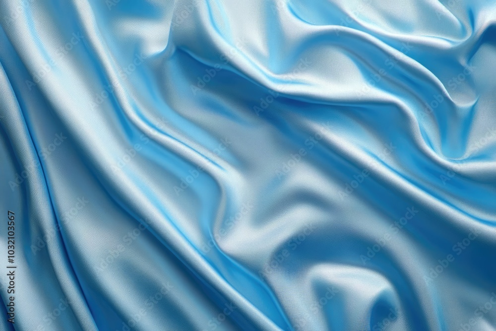 Obraz premium Elegant Blue Fabric Texture for Background Use