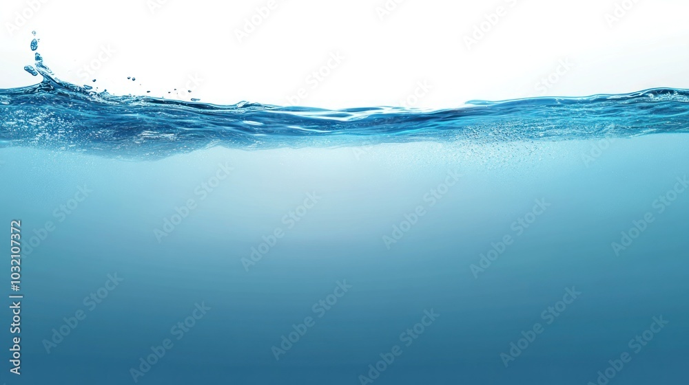 Water Surface with Splash Water Surface with Splash
