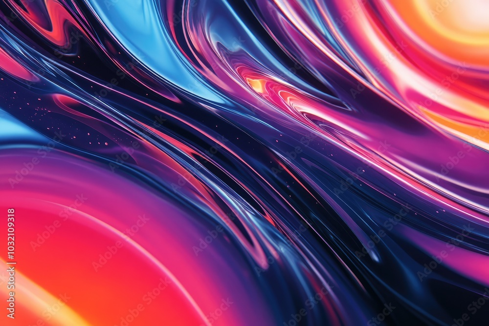 Vibrant Abstract Waves Art for Creative Projects Vibrant Abstract Waves Art for Creative Projects