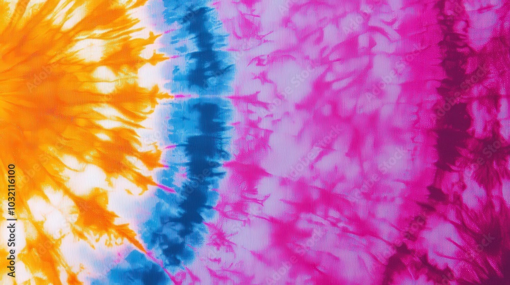 Colorful Tie-Dye Background Design Colorful Tie-Dye Background Design