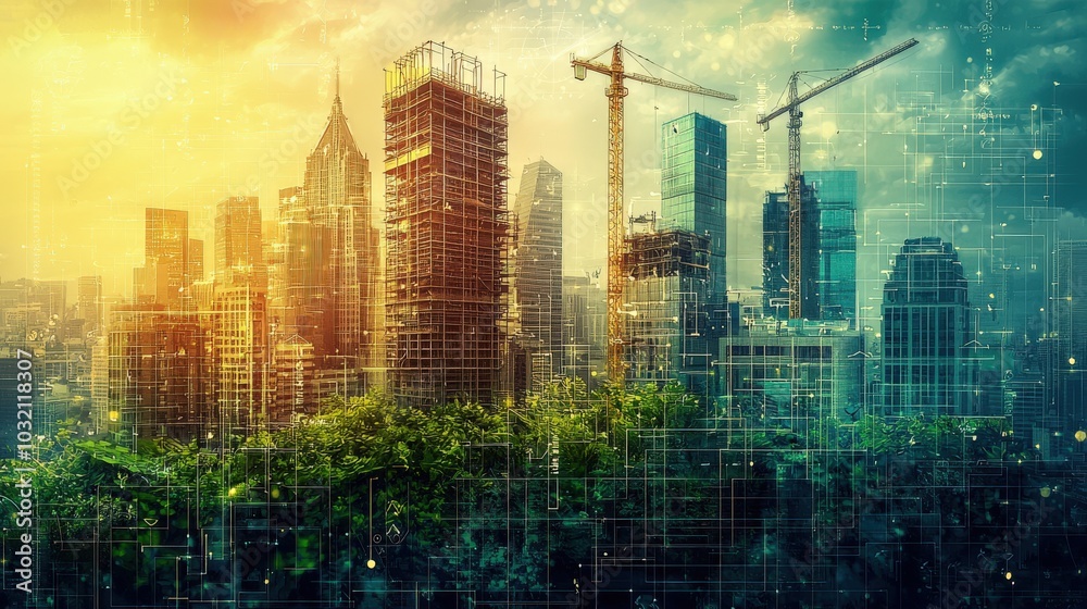Modern Architectural Design in Urban Environment Modern Architectural Design in Urban Environment
