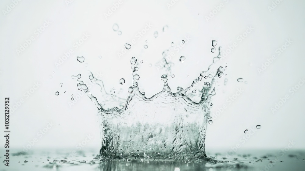 Water Droplet Splash Macro Photography