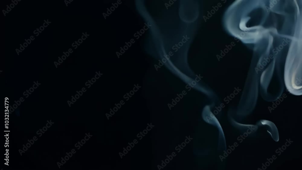 Dissipating smoke fading into darkness Dissipating smoke fading into darkness
