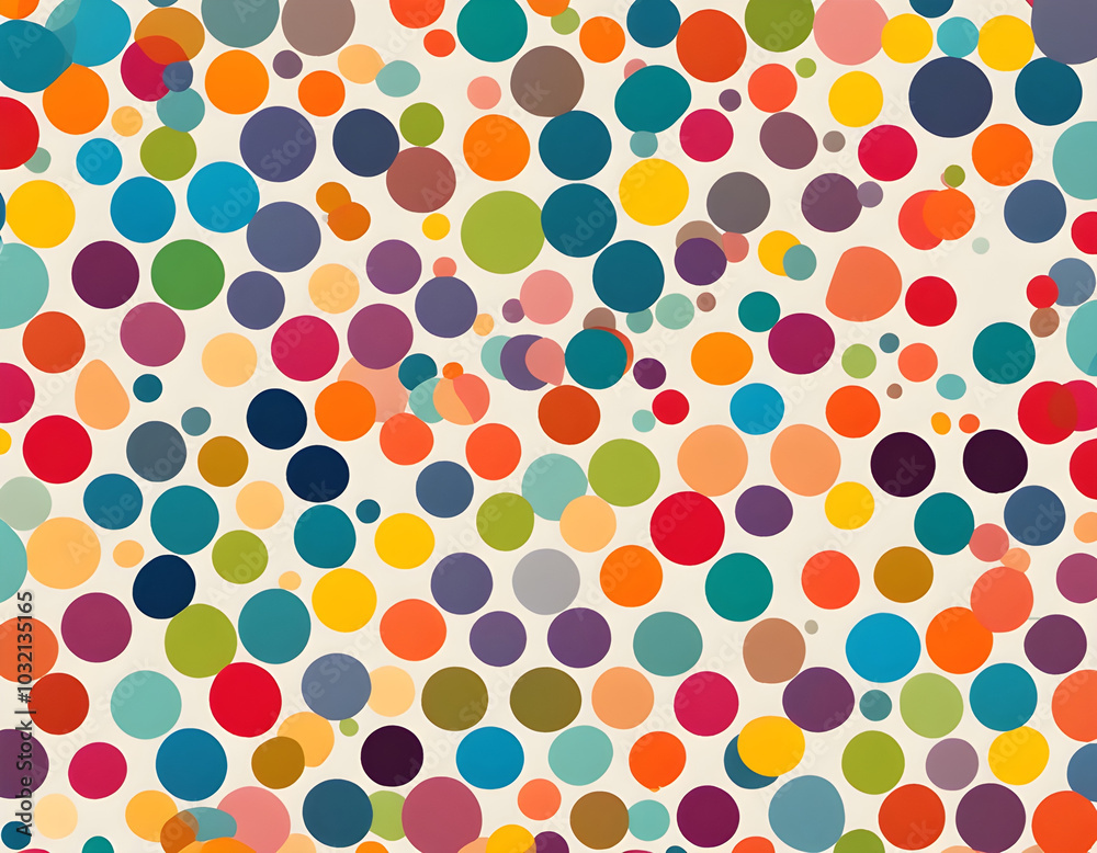 colorful polka dots with cool isolated pop art style background colorful polka dots with cool isolated pop art style background