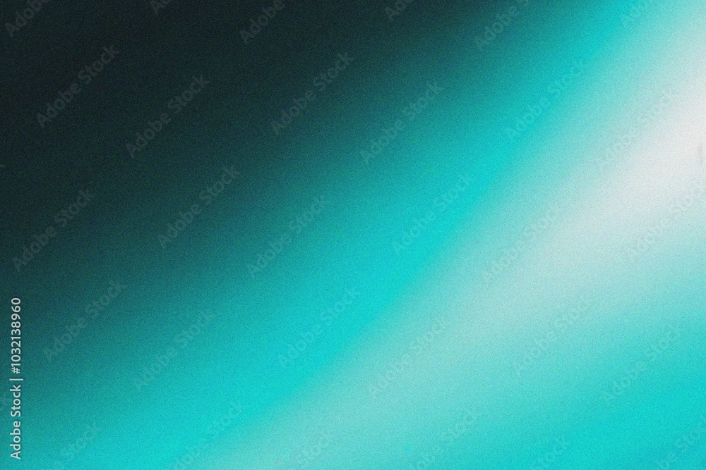 Obraz premium Cyan blue grain abstract gradient background texture. a design element for wallpaper.