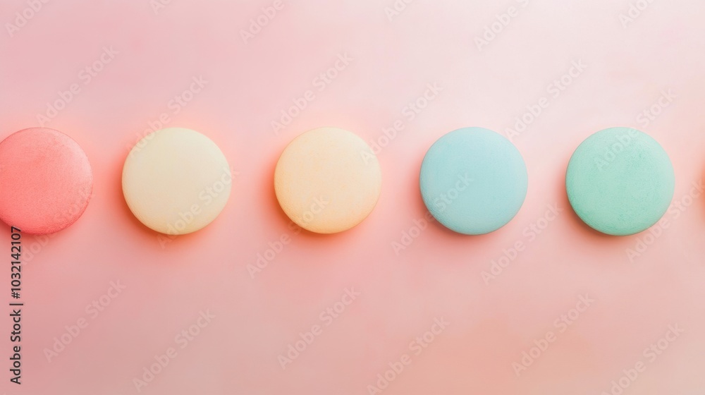 Pastel Harmony, a serene arrangement of soft pastel circles blending seamlessly into a gentle background, creating a calming visual experience Pastel Harmony, a serene arrangement of soft pastel circles blending seamlessly into a gentle background, creating a calming visual experience