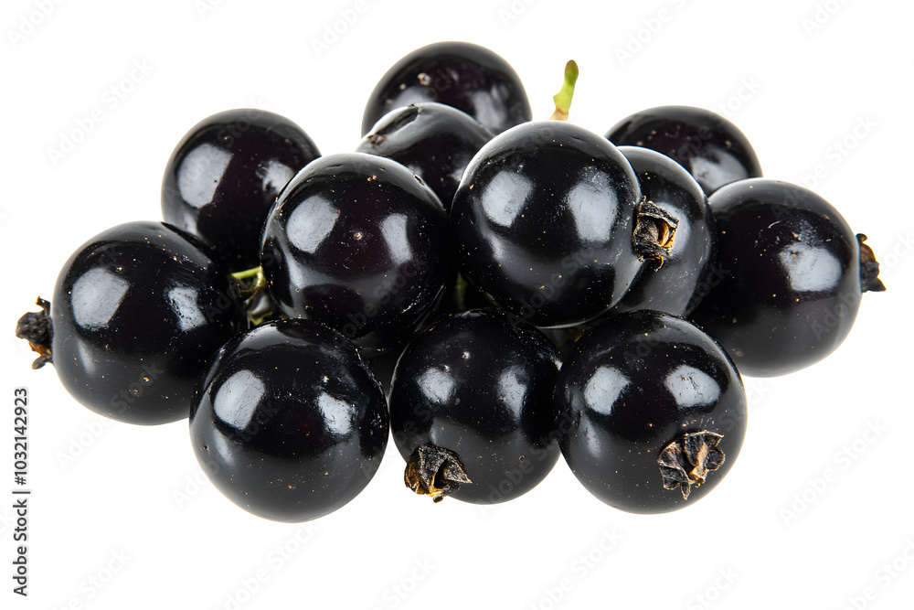 Black currant berry isolated on white background Black currant berry isolated on white background
