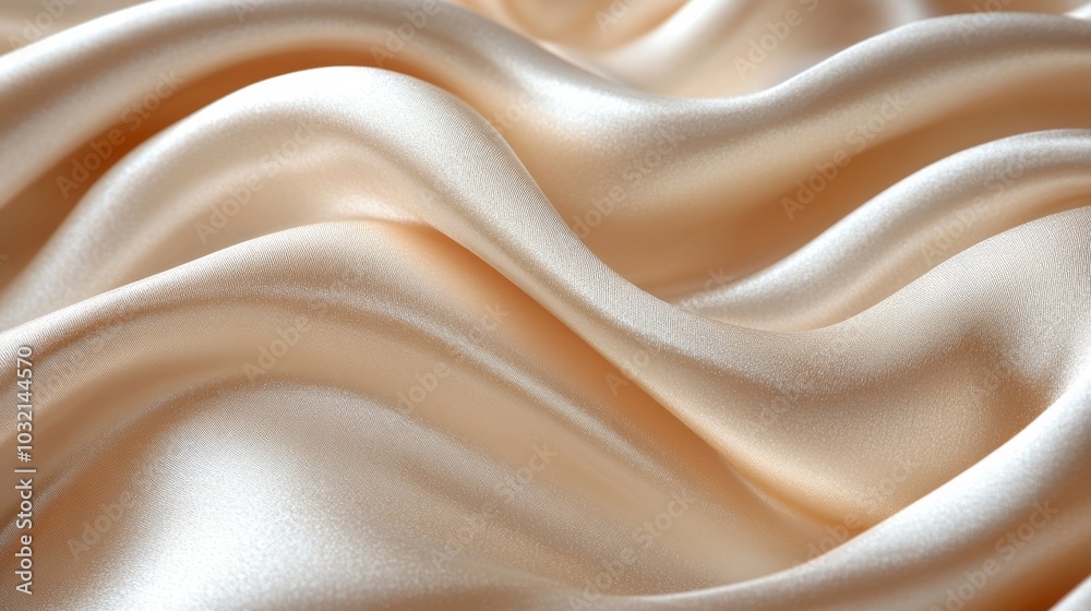Flowing fabric with waves, creating an abstract background with a luxurious feel, perfect for adding a touch of elegance to any project Flowing fabric with waves, creating an abstract background with a luxurious feel, perfect for adding a touch of elegance to any project
