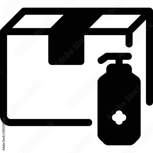 Simple vector icon box