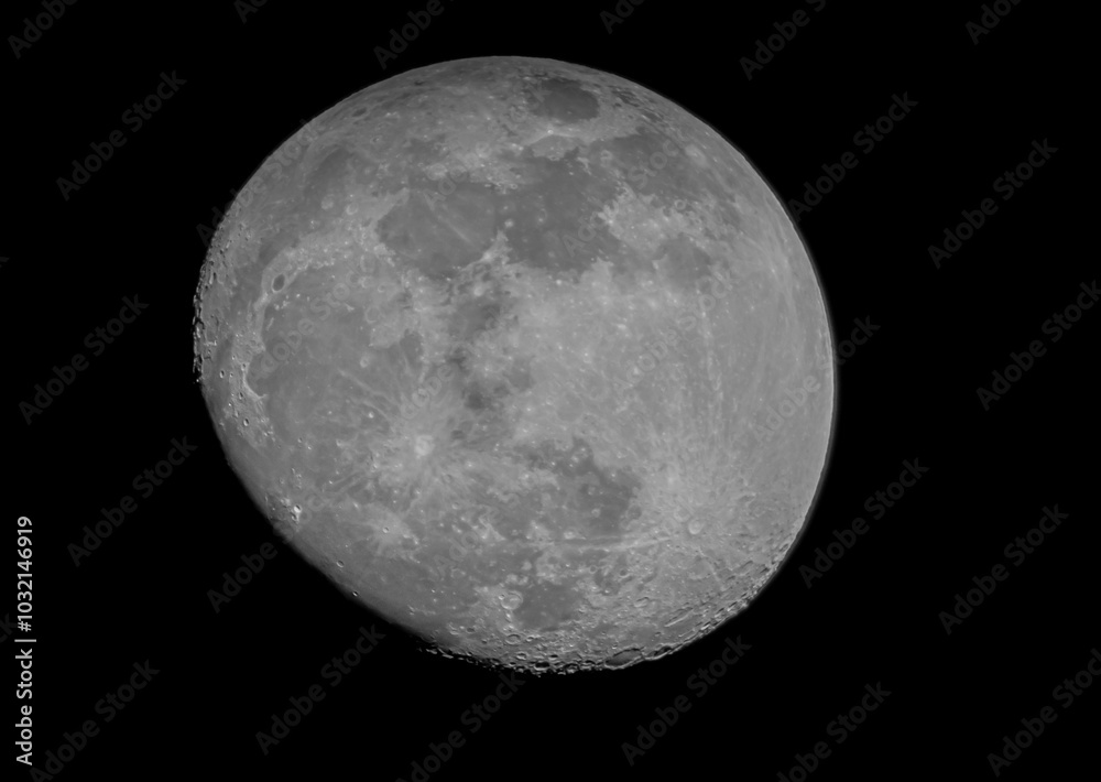 moon on black