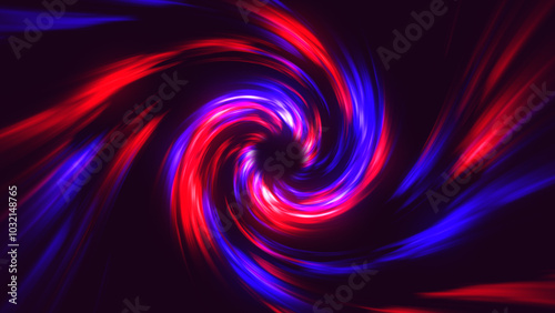 abstract red and blue color spiral background