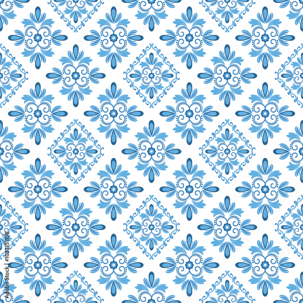 Damask seamless pattern Damask seamless pattern