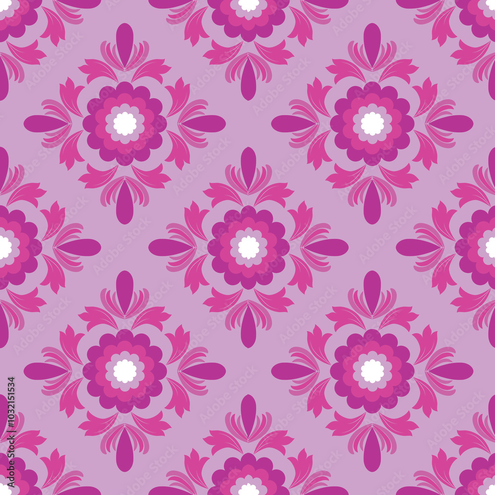 Damask seamless floral pattern Damask seamless floral pattern