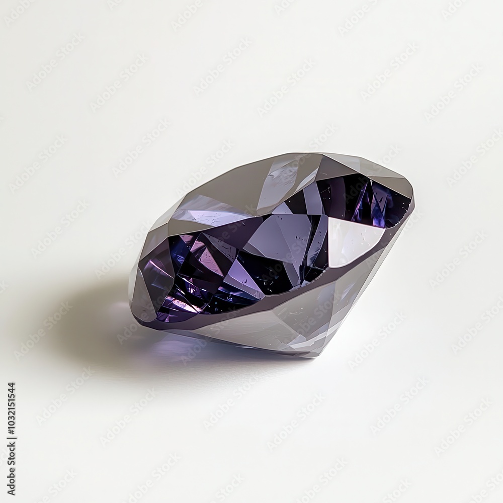 Amethyst gemstone, purple color, white isolated background, high-quality detail. Amethyst gemstone, purple color, white isolated background, high-quality detail.