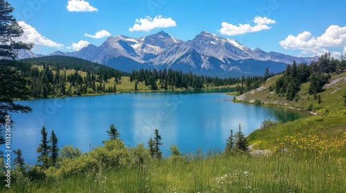 Discover the magnificent Canadian Rocky Mountains, which are well-known for their lofty peaks, immaculate lakes, and a wealth of animals.