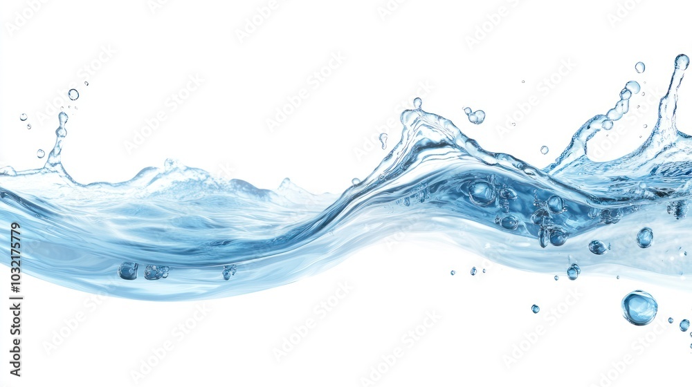 Water Splash and Bubbles Water Splash and Bubbles