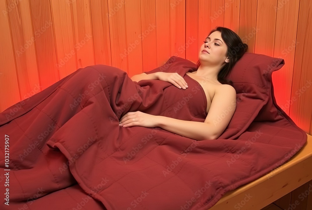 Infrared Sauna Blanket A portable infrared heating blanket that Infrared Sauna Blanket A portable infrared heating blanket that