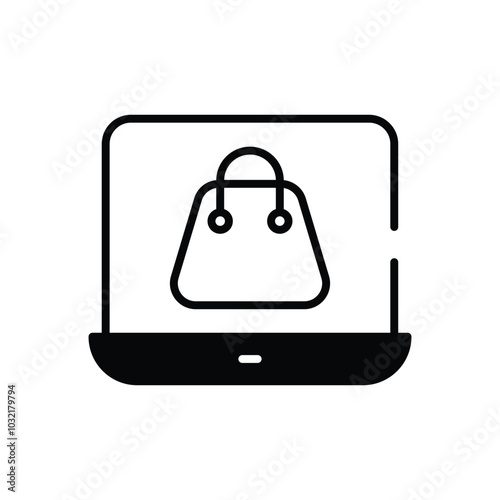 Shopping App vector icon