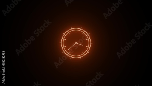 A simple clock icon.