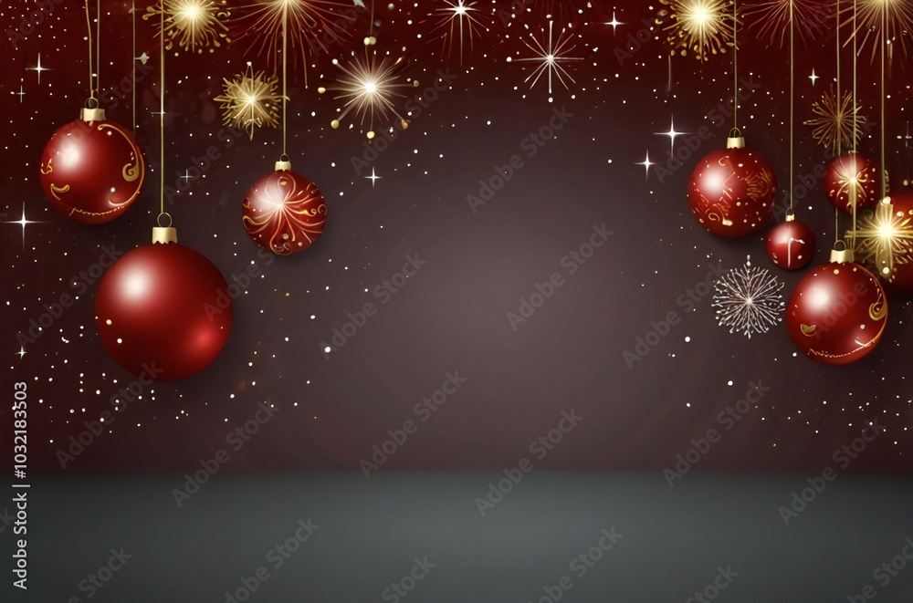 christmas background with balls christmas background with balls