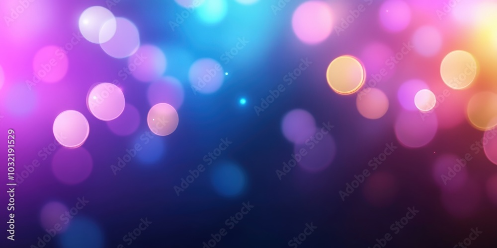 Fototapeta premium Colorful Bokeh Lights Background for Creative Projects