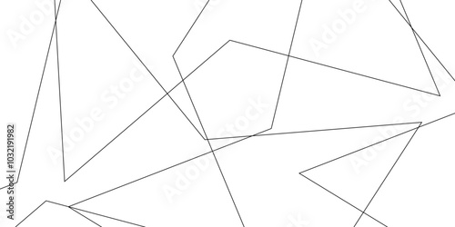 Abstract background with liens and triangles shape on white background. White and grey geometric overlapping rectangle pattern Geometric background soft shadows as patten ..White polygon textured .	
