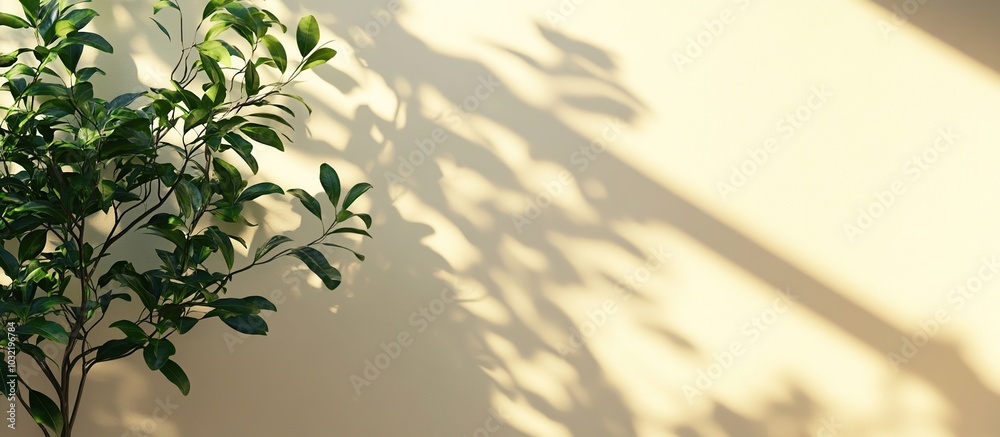 Sunlight through Leaves on Wall Sunlight through Leaves on Wall