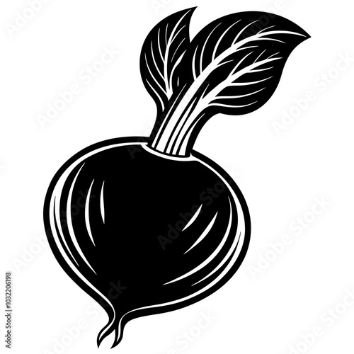 beetroot isolated on white