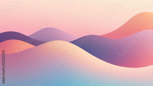 Soft Pastel Gradient Background with Gentle Blend of Colors - Perfect for Modern Design Projects