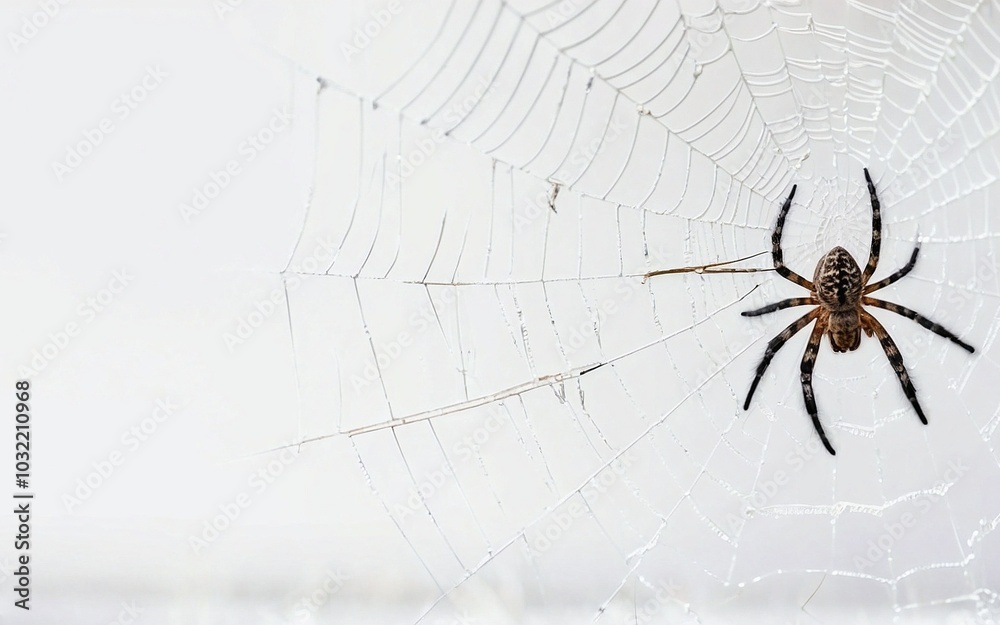 Spider web on transparent background Spider web on transparent background